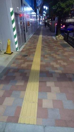 東日暮里夜間歩道